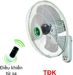 Quạt treo tường Tico điều khiển từ xa TĐK màu kem